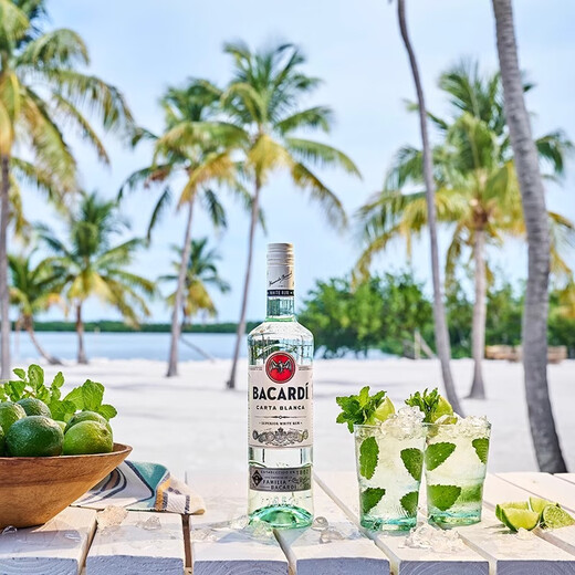 Bacardi blanc rhum 750 ml mojito mojito cocktail cuit au four et vin mélangé bacardi blanc 750 ml