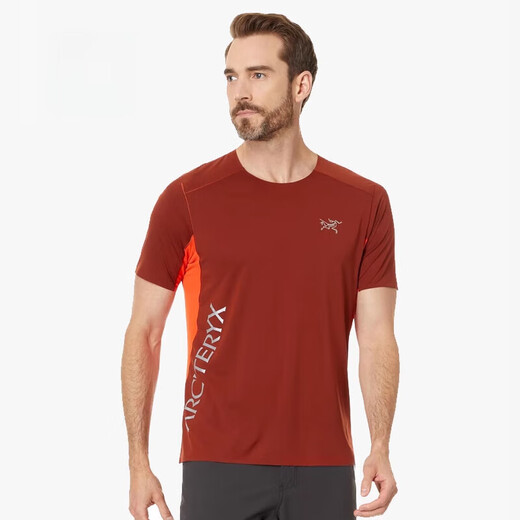 始祖鸟（ARC'TERYX）NorvanDownword男士薄运动透气速干短袖T恤9720官方旗舰正品 黑色-Black S