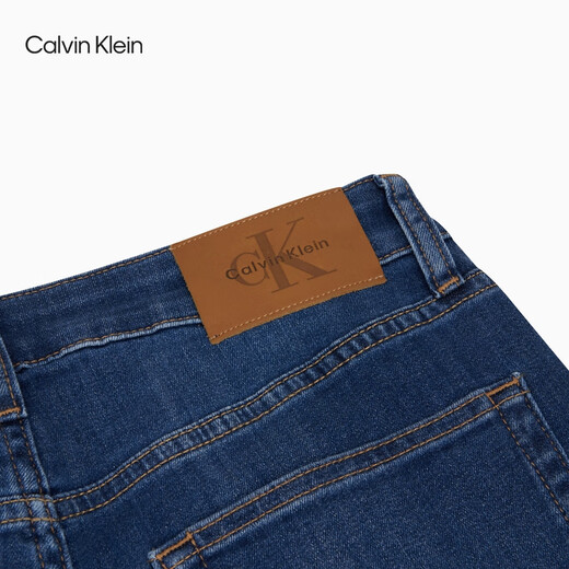 Calvin KleinJeans【凉感】25春夏新款女士美式复古ck宽松微喇牛仔裤47AB724 UN2-牛仔蓝 28