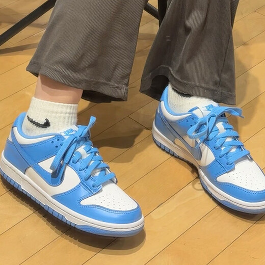 
Nike (NIKE) Nike Dunk Nike big children's shoes women's shoes 2025 summer North Carolina blue low top casual board shoes CW1590-103 CW1590-103 38