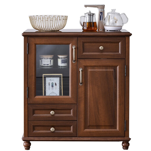 Massivholz Tea Bar Maschine Haus Vollautomatischer integrierter Schrank 2024 Neues chinesisches Wohnzimmer Desinfektionschrank Smart Wasserspender 9902 Modernes weißes Eis warm