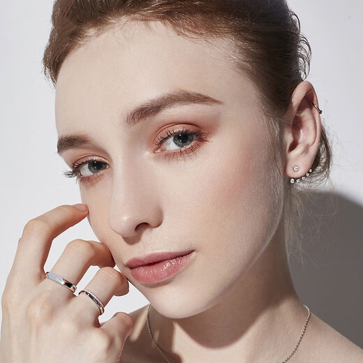 PT950 platinum couple rings, a pair of I love you platinum ring, Valentine's Day birthday gift for girlfriend, light luxury romantic French pair ring