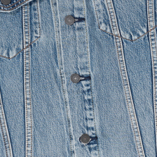 Levi s shopping mall same style Levi's men's American casual lapel loose denim jacket 72334 denim blue M