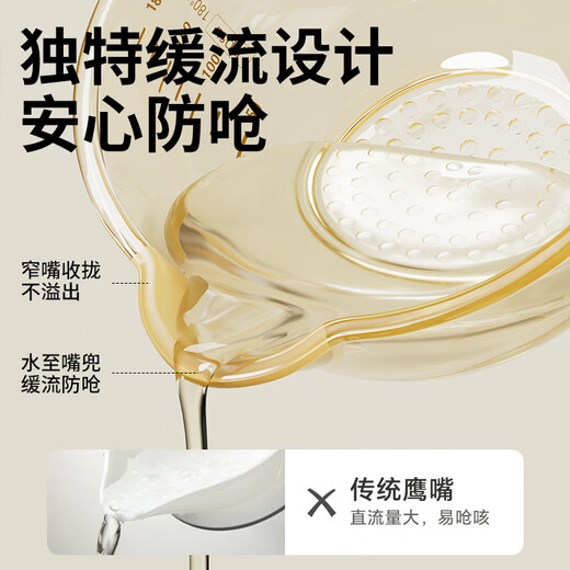 COOKSS baby supplementary food bowl newborn feeding water feeding baby grinding bowl rice flour rice paste bowl spoon soft mouth tableware PPSU bowl