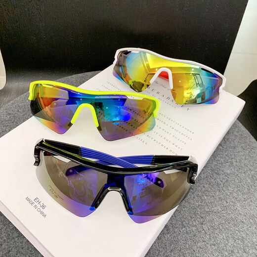 Li Lang Y2k Millennium Wind Riding Troping Tenter Tactical Verres Tactical Houstoor Mountain Sungass Sungasses Mountain Bike Sports Sunglasses Tide Tide