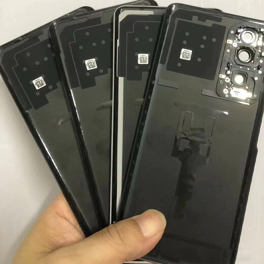 适用于荣耀90/90pro后盖原厂玻璃后屏原装电池后壳手机背板替换壳 荣耀90亮黑色原装后盖 带镜头