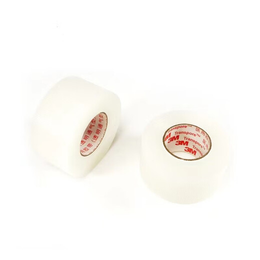 3M医用透明透气胶带PE网纹易撕 1527C-0/1 医用胶带低致敏整盒 3M15271胶带12卷开普票