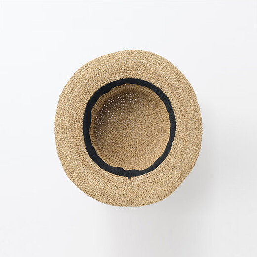 Muji Palm Foldable Top Hat Hut Strohhut geflochten