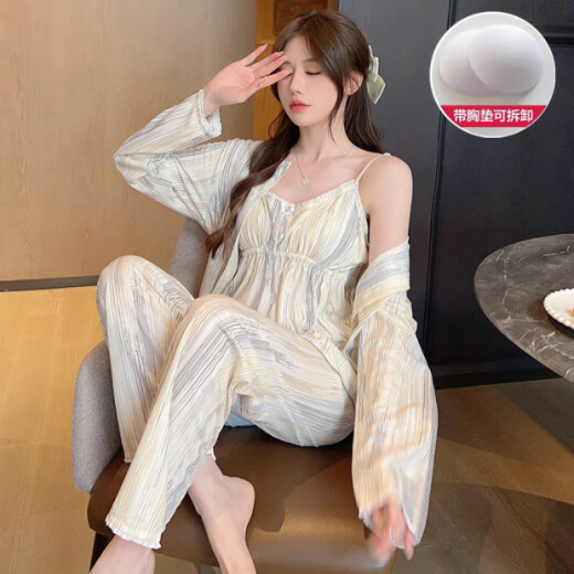 Colorido Gems Femenino Primavera y Autumn Sospecho Juego de tres piezas con almohadilla de cofre Pure Home Clothing My-P1381# Color Dot 180 XL