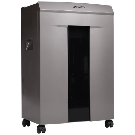 Deli 9905 Papier Shredder Office Speziales Gewerbedokument Crusher Paper Großes Elektromapier Shredder 10 Blätter 60 Minuten Deli 9905 Papier Shredder-Schwarz Grau