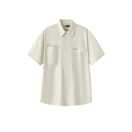 森马（Semir）[商场同款]中国国家地理系列短袖衬衫男2025夏季衬衣101325104122