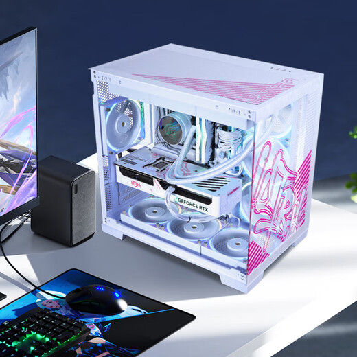 Colorful i5 14600KF/12600KF/RTX5060TI 5070TI graphics card AI designed e-sports game console DIY assembly computer with four 14600KF丨16G丨1TB丨5060TI