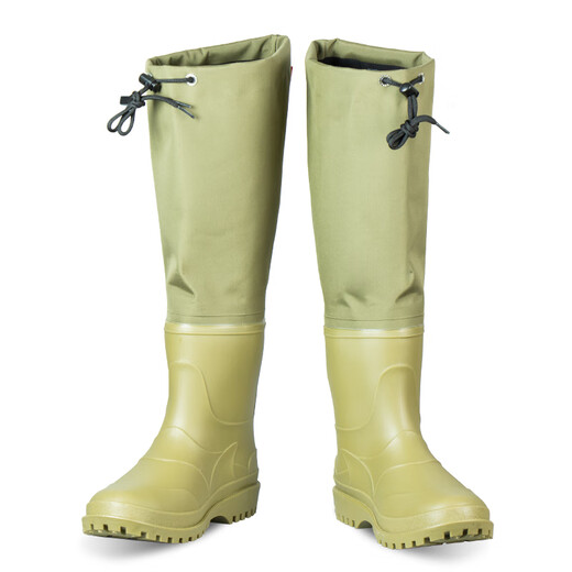 FISHMAX Lua wading shoes, reef fishing, rock fishing shoes, sea rain boots, stream fishing non-slip water boots for men, dark green 43