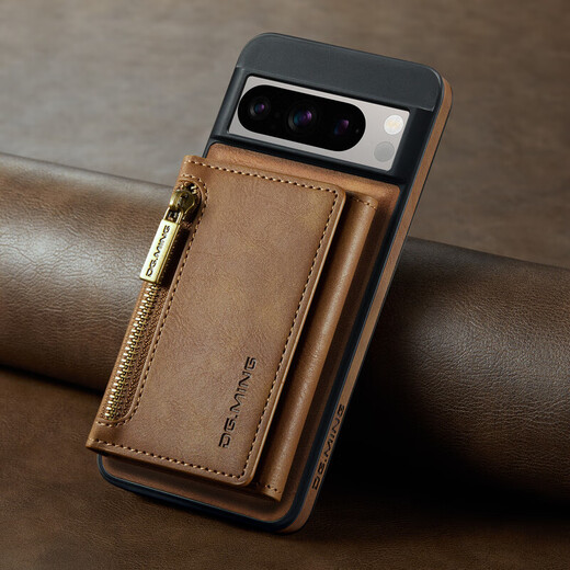Convient pour Google Google Pixel8 Portefeuille Magnétique Case de téléphone Pixel8pro Anti-Fall Couvercle complet Case de protection M5 Série [Black] Google Pixel8