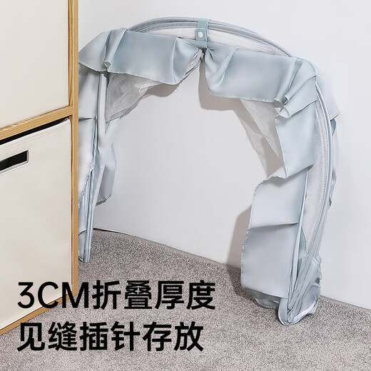 taoqibaby baby mosquito net cover foldable portable mosquito cover anti-falling newborns without installation full-cover yurt mosquito net
