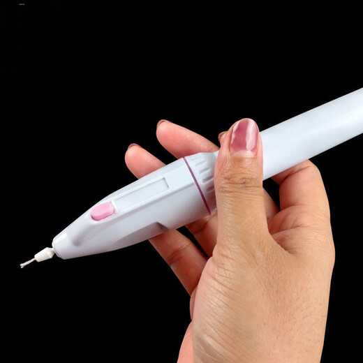 Qiao Xinyu's hand-held Wenwan walnut electric brush for cleaning and priming, wire brush head Rudraksha sewing machine, 5 steel wires + 5 small gap steel wires + pen + battery, free 10,000-hair toothbrush wavy type