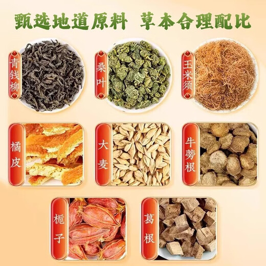 
Beijing Tongrentang Qingqianliu Corn Scarf Mulberry Leaf Tea is stable to reduce Pueraria high blood sugar, blood pressure, high fat, and high pressure health tea [3 boxes] 90 packs/two bags price and cost-effectiveness