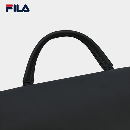Fila Fila Men's rackpack 2025 Осень Новый ретро-модный флип-рюкзак для компьютерной сумки рюкзак школьная сумка Black рядом с Black-bk xs