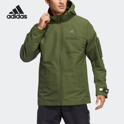 阿迪达斯 （adidas）正品新款男子训练运动连帽夹克外套GP0982官方旗舰 H13792 专柜 M 175/96A