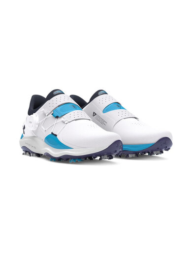 UNDERARMOUR Drive Pro BOA Men's Wide Sports Golf Shoes 3027088 White 100 42.5