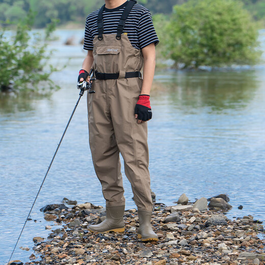 SEKOYA fishing waders, lightweight, breathable waterproof rain pants, rain boots, one-piece lure wading suit, summer stream fishing equipment