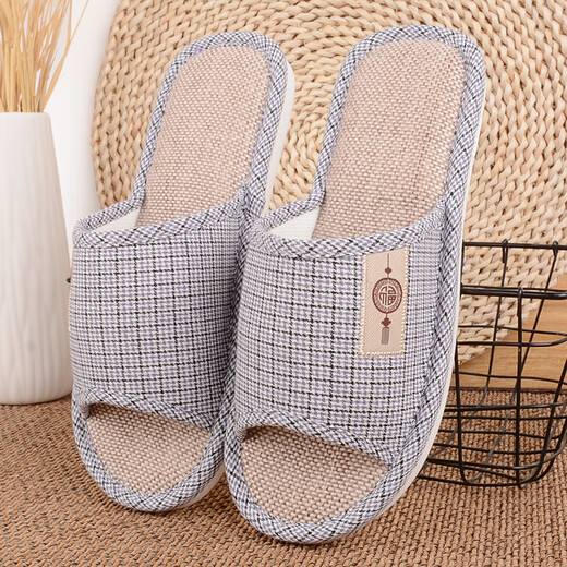 Sandalias de verano de lino de tamaño grande de Xuanmulin Four Seasons Four Seasons 47 HOMBRES HOMPRESOS ANTIA Y AUTOL ANTRADO ALGODO Y LINEN 6630 MARRÓN 35-36 36-37 APTITA PARA PESTORES DE TIZ