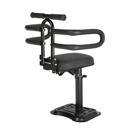 El leopardo Jiuwen es adecuado para el asiento para niños de Yadi, el asiento delantero delantero, la batería, la batería de la batería, el scooter para niños, asiento para bebés 9918, asiento negro con un solo asiento de 3 a 6 años