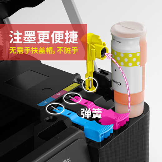 佳能（Canon）彩色打印机家用学生打卷子作业家庭照片 可选 复印机扫描机一体机墨仓式自动双面打印喷墨复印无线 G4881【双面打印/手机打印/连续扫描复印】 官方标配【加原装墨水】注册佳能会员，享3