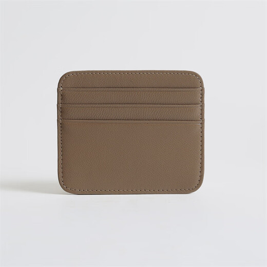 Cattle Raiser Card Bag Women's Thin Wallet Mini Multi-Card Credit Card Case Small Card Bag Simple Women's Rose Purple [First Layer]