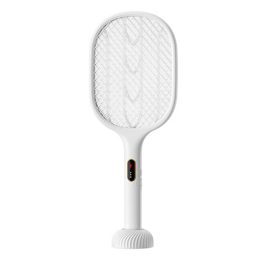 Midea Rotating Folding Mosquito Killer Swatter Home Three-in-One Rechargeable Handheld Mosquito Killer Lamp Purple Light Mosquito Attraction Lightweight Electric Mosquito Swatter Electric Mosquito Swatter Rechargeable Household Two-in-One Automatic Mosquito Killer White Leaf-Vertical Mosquito Killer Swatter