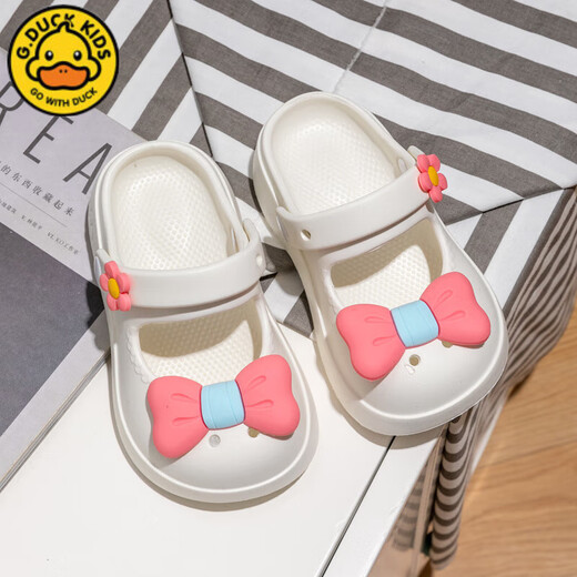 G.Duck niños Little Yellow Duck Eva Girls Slippers Summer Girls Anti-Slip Sandals use lindos zapatos de agujero para niños de larga duración.