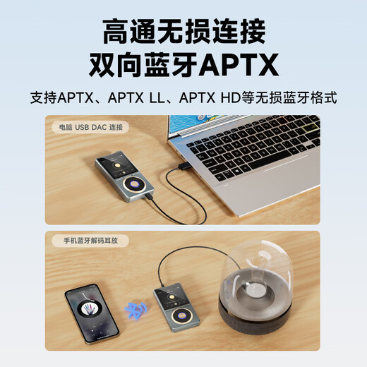 Moonlight Box Z16pro dual encoder portable HIFI player DSD1024 hard decoding native lossless master tape level restoration fever sound quality mp3 walkman Qualcomm Bluetooth