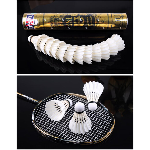Asian Lion Dragon (RSL) Plumes d'oie résistantes au badminton, ultime U RSL purement fait à la main, un cylindre 12 packs 1276 cylindres