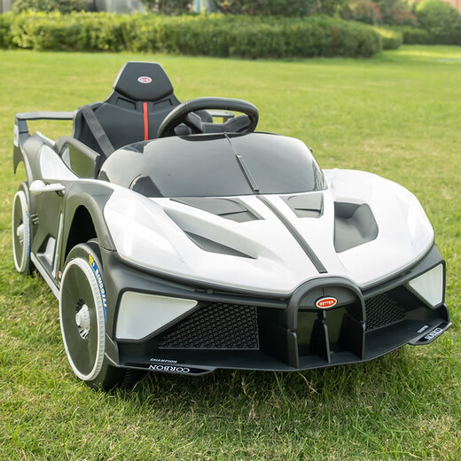 Xiaogazi children's electric car baby four-wheel male and female children's sports car baby remote control car push can sit on toy car red four-wheel drive + music + leather seat 12V battery + push handle