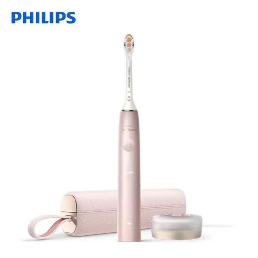 AVENT PHILIPS Philips Electric Toothbrush HX9996 Exclusive Intelligent High-definition Sonic Vibration Whitening Gum Protection Adult HX9996 Sakura Powder Single Host No Box