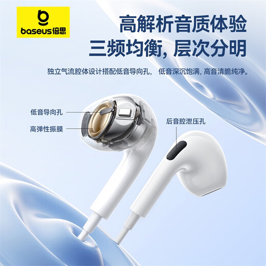 GESI TYP-C Kopfhörer verkabelt Apple iPhone 15 Promaxplus Huawei Mate 60p50 Honor Xiaomi Redmi Mobile iPad Tablet Hühnchen-Halb-in-Ohr-Typ