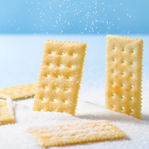 Li Wangjiao Hai Salz Soda Kekse dünne knusprige grobe Getreide Kekse ohne Zucker Frühstück Mahlzeit Ersatz Snack Kuchen 600 g