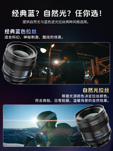 SIRUI S35 autofocus zoom lens 20mm T1.8 1.33x Z mount (brushed blue)