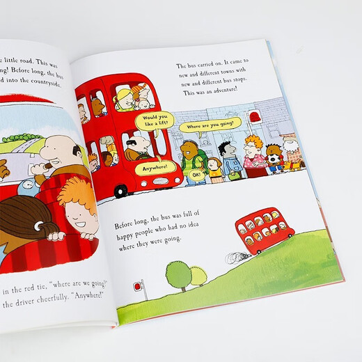 100层的巴士 The Hundred Decker Bus 百部巴士层层叠  进口原版 畅销认知英文绘本 进口原版 英文书