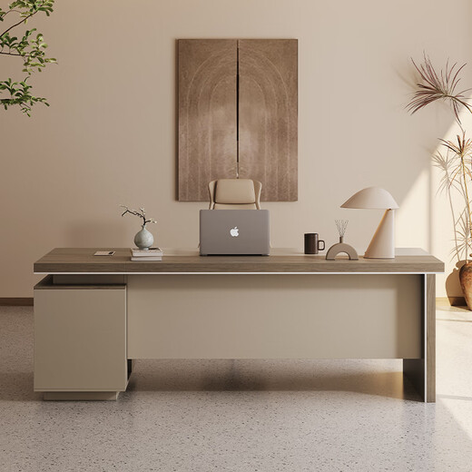 Shuxuan (SHUXUAN) desk boss desk office modern simple office furniture single executive desk president manager supervisor desk
