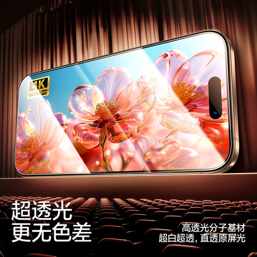 Flash Magic подходит для Apple 16/16pro, смягченной пленки iPhone16promax мобильного телефона, не обладающего экраном No Black Edge 16plus Высокопродажа с высокой четкой, а также защищенная пленка 15-й пленки.