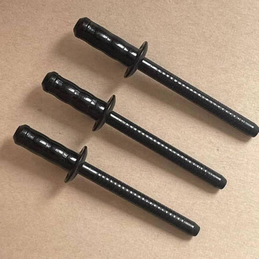 Sailotou customized invoicing source factory 304 all black double drum stainless steel rivets multi-drum double-strand structure rivets 3 points 2*14 stainless steel double drums*all black 1000 rivets