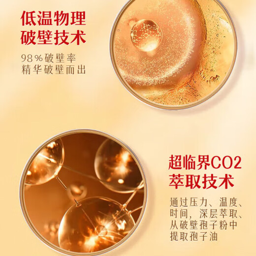 灵芝孢子油软胶囊正宗长白山破壁灵芝孢子粉蓝帽袍子油 FDA出口蓝帽 升级版高品质[一盒60粒]体验装