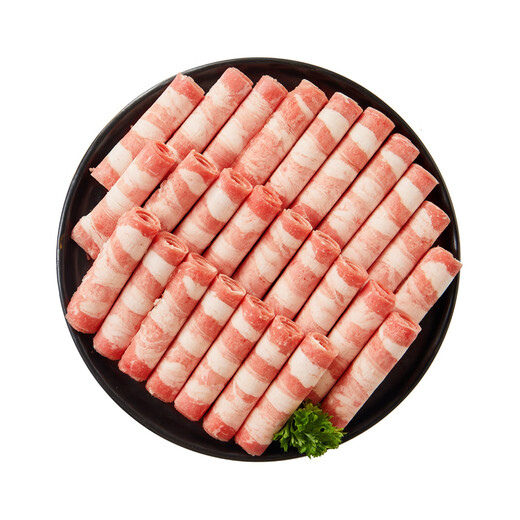 Fresh Luoji Australian Wagyu (grain-fed) imported raw cut fat beef roll 300g Snowflake beef slices high-end hot pot ingredients