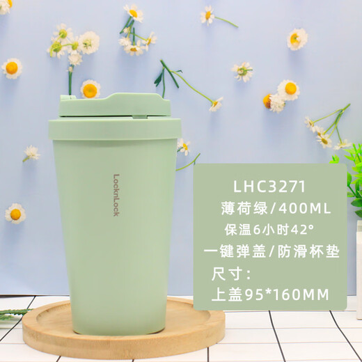 Micro-FACE LEKU Copa Thermos de acero inoxidable para mujeres y moda para hombres Copa de agua de moda