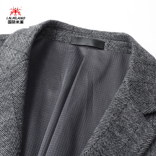 Inter Milan Luxury Brand haut de gamme Spring and Automne Walle Suit en laine de veste en laine pour hommes Slim coréen décontracté costume Camel M Recommandé d'être à moins de 120 Jin [Jin est égal à 0,5 kg]