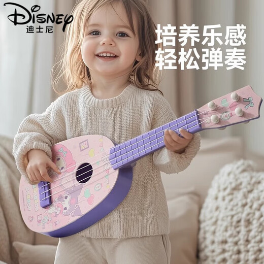 
Disney (Disney) Kulomi Ukulele Children's Little Guitar Toys Can Play Toddler Beginners Children's Musical Instrument Enlightenment [Trunk/Kulom/Melody] + Rabbit Mouth