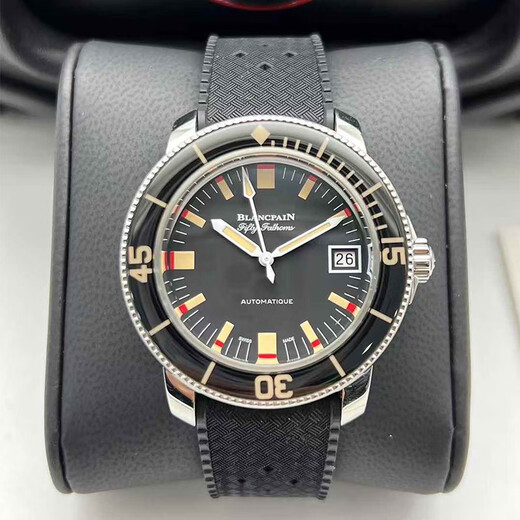 [Second-Hand 99 New] Volle Set von Boxkarten Blancpain Fifty Fathoms Series Swiss Watch Men's Mechanical Watch Gold Watch Famous Watch Diving Chronograph Second-Hand Luxury Men's Watch 5008B-1130-B52A Barracuda 40.30 mm
