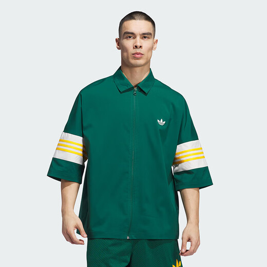 Adidas (adidas) Vêtements masculins de trèfle 25 Automne nouveau couple style demi-manches sportives