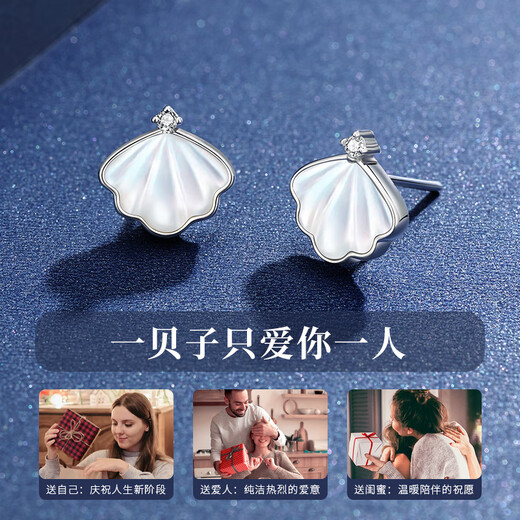 Glten Swarovski Zirconium Boucles d'oreilles en argent sterling cadeaux d'anniversaire de boucles d'oreilles de boucles d'oreilles de boucles d'oreilles